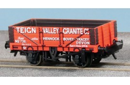 NR-5005 Teign Valley, Bovey Tracey 7 Plank Open Wagon - N Gauge